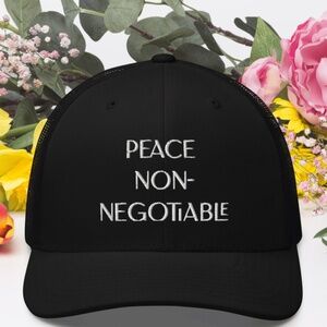 Peace Non-Negotiable Trucker Cap